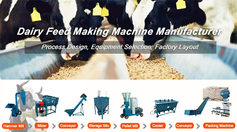 dairy animal feed pellet making machine