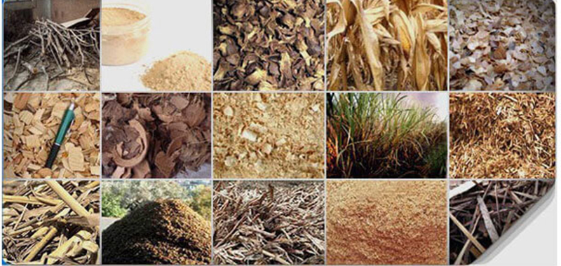 raw materials for biomass pellet fuels