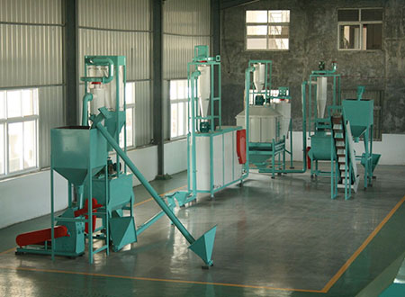  small fish feed pellet production line