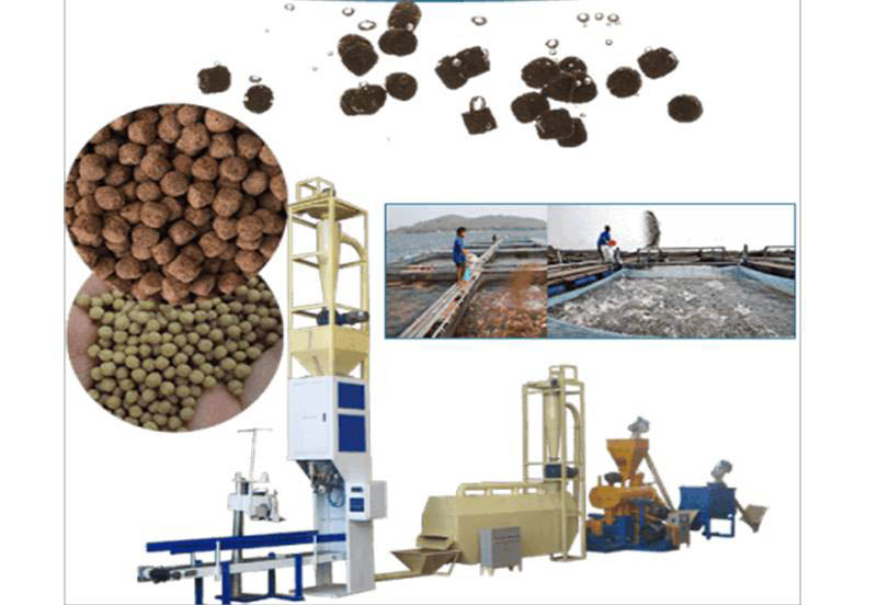 aquatic feed pellet production line
