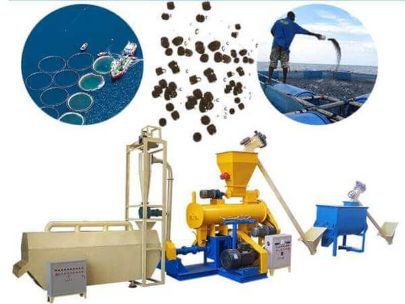 fish feed pellet machinery