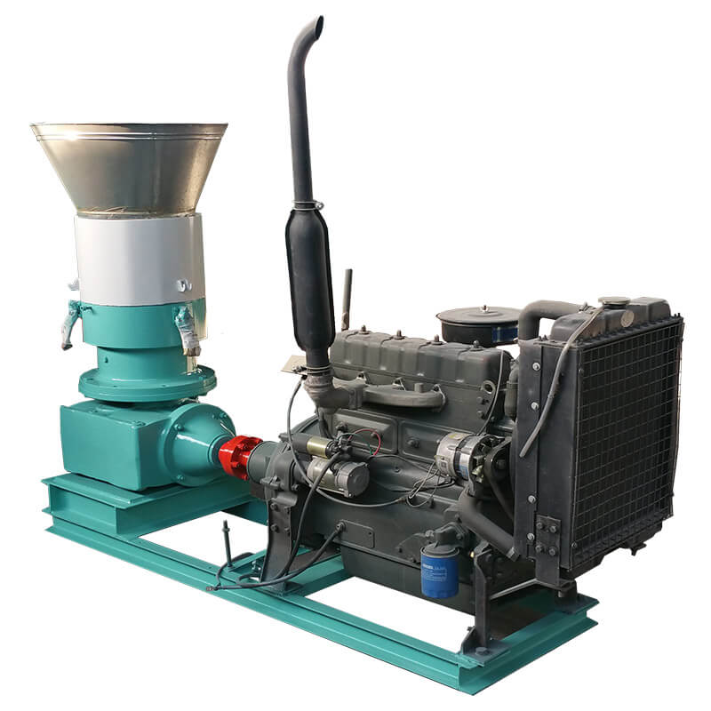  diesel flat die wood pellet machine