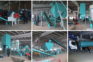 wood pellet production line