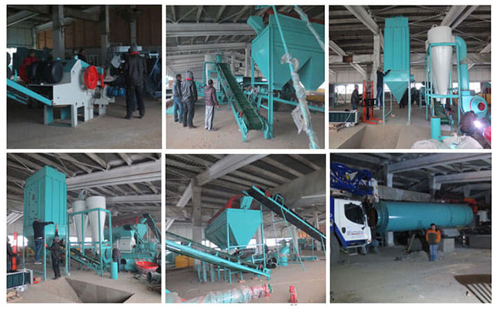 wood pellet production line