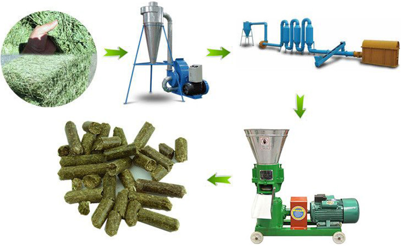 small feed pellet production line