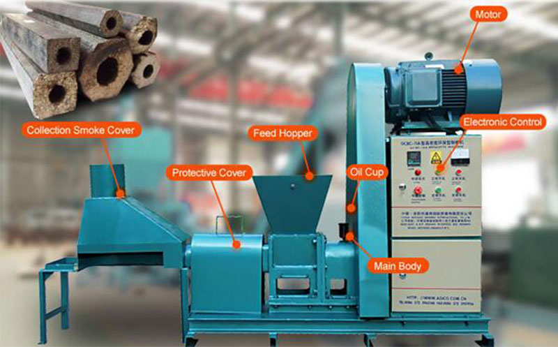 charcoal briquette machine