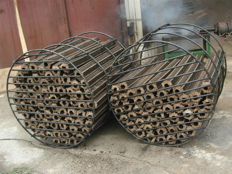 final biomass charcoal briquettes