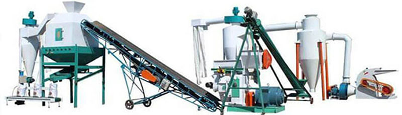 wood pellet production line