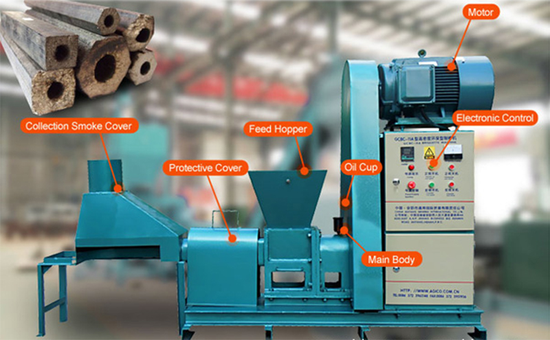 charcoal briquette machine