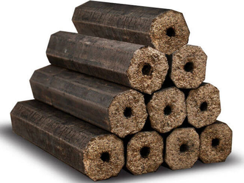sawdust briquettes