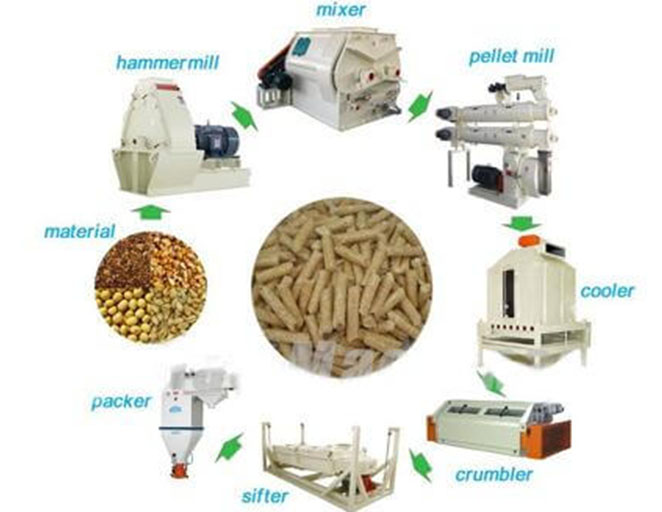 feed pellet process