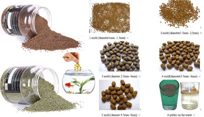 fish feed pellets