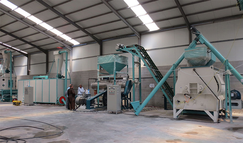 fish feed pellet production line