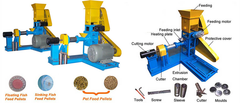 fish feed pellet making machine