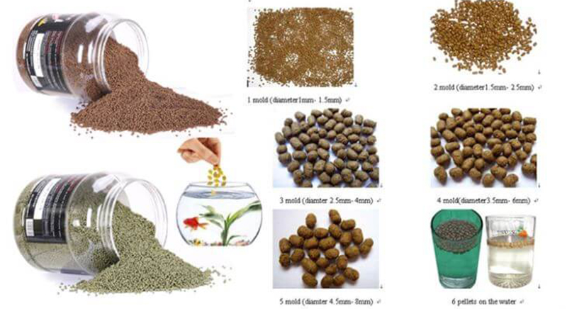 fish feed pellets