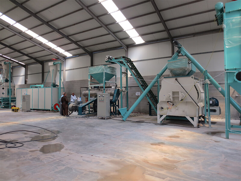 complete fish feed production line