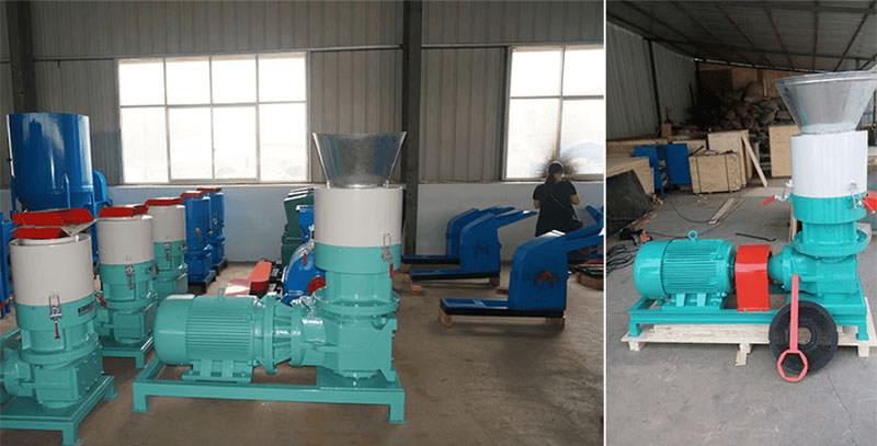 flat die wood pellet machine