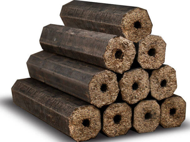 sawdust briquettes