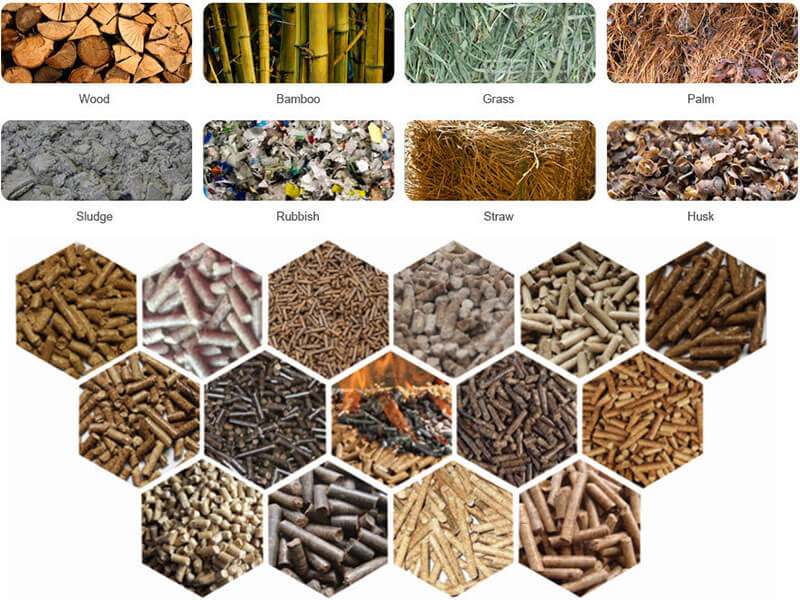 biomass wood pellet making machine