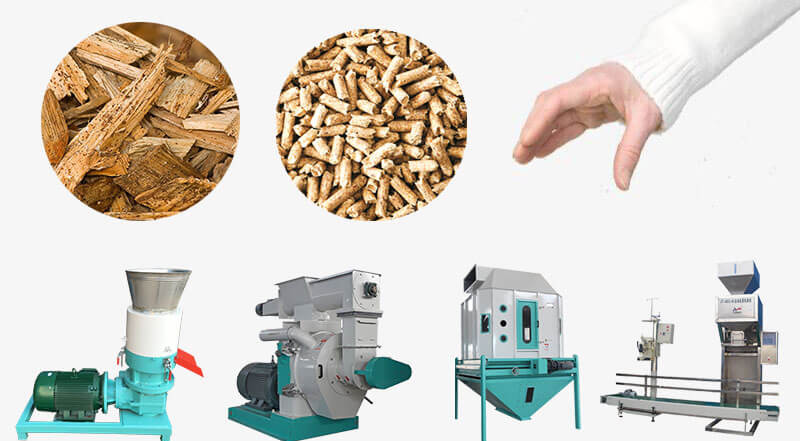 wood pellet machine